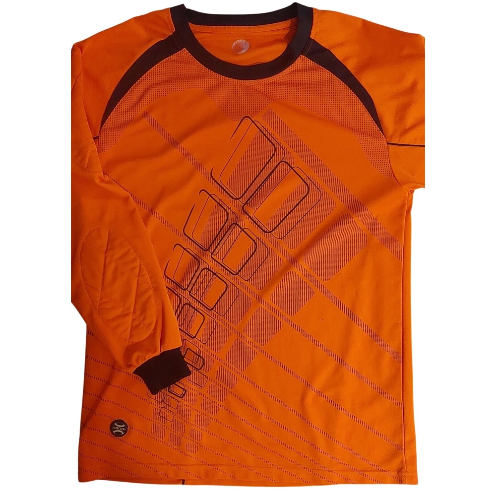Century Martial Arts Long Sleeve Training Shirt Orange Black Adult #26C